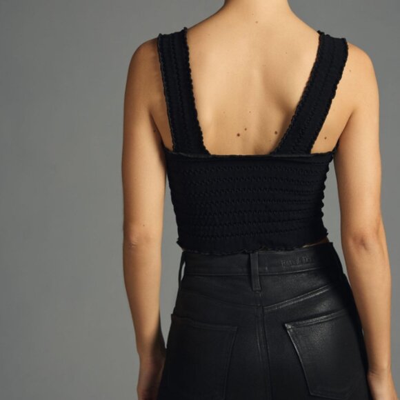 BRAND NEW | Anthropologie | The Regan Seamless Smocked Square-Neck Tank | S/M - Picture 2 of 6